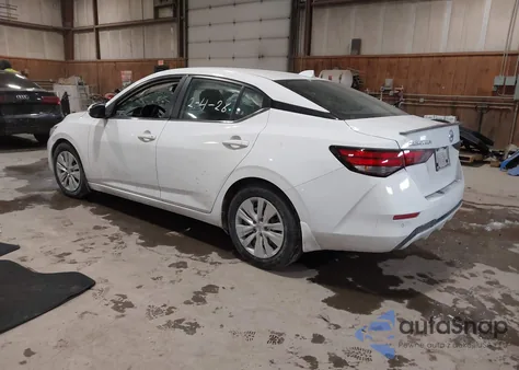 2020 Nissan Sentra S Xtronic Cvt z USA, uszkodzony, nr VIN 3N1AB8BV2LY293273